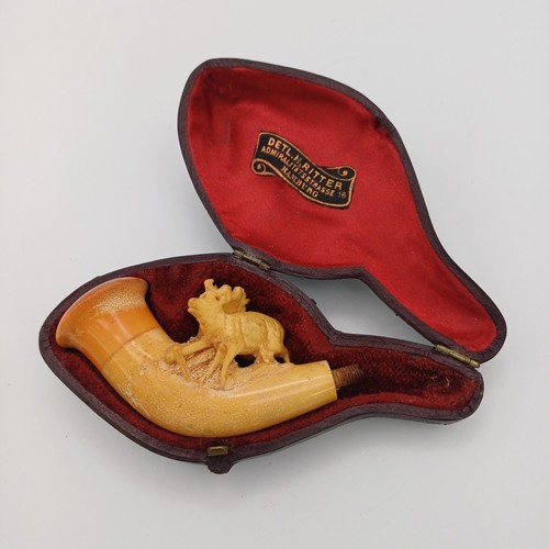 Meerschaum pipe case - meerschaum,