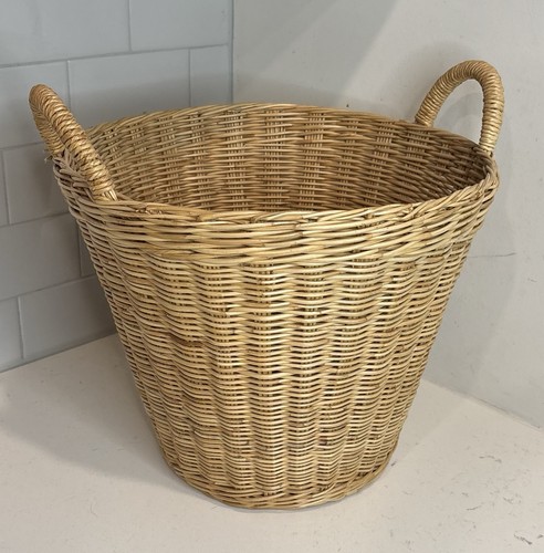 Large handwoven wicker - handwoven,