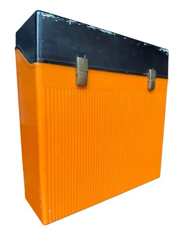 Vintage 70s orange plastic - orange, lp