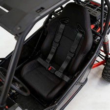 Pair Black 4 Point Car Racing