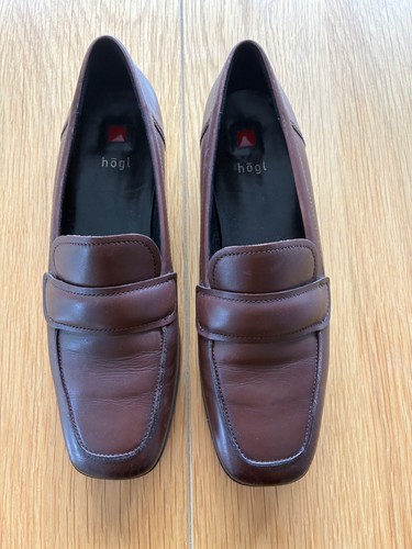 Hogl flat brown shoes size - , 5