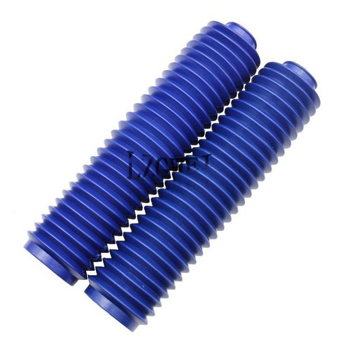 Blue motorcycle fork - motorcycle, cover