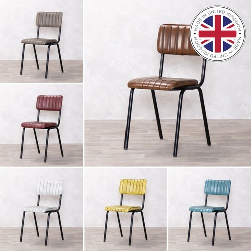 Dining chairs faux leather - chairs,