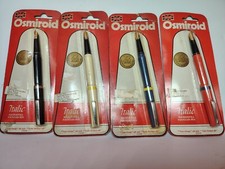 Vintage Osmiroid Fountain Pen 4 Colours Squeezefill Italic NOS 1980s