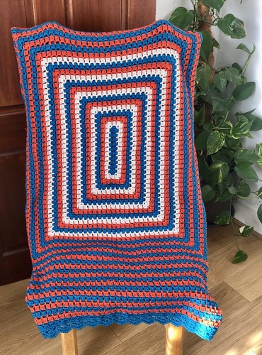 Handmade crochet blanket - handmade,
