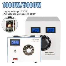 1000W/5000W 220V 0-300V Adjust AC Variable Variac Voltage Regulator Power Supply