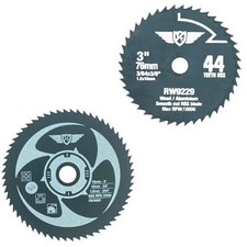 Worx WA5032 / RW9228 76mm 44/60 Teeth HandyCut Replacement Cutting Saw Blade x 2