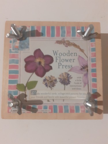 Vintage wooden flower press - vintage,