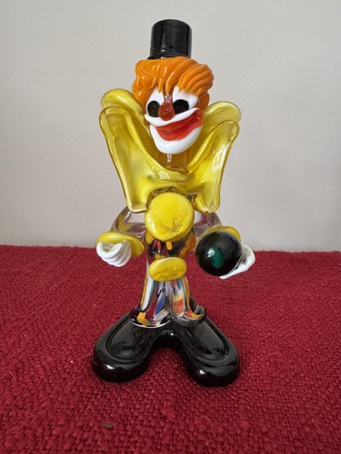 Glass clown murano 20cm - glass, no