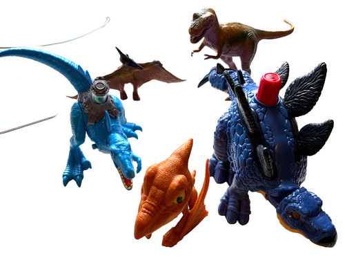 Job lot plastic dinosaur - job,