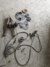 john deere freedom 42 ride on lawn mower cutting deck twin mulching 42" parts