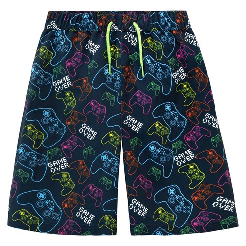 Game over swim shorts kids - game,