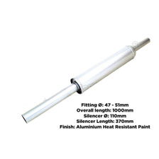 Exhaust Pipe for Fordson Major, Power Major, Super Major Tractors Aluminum