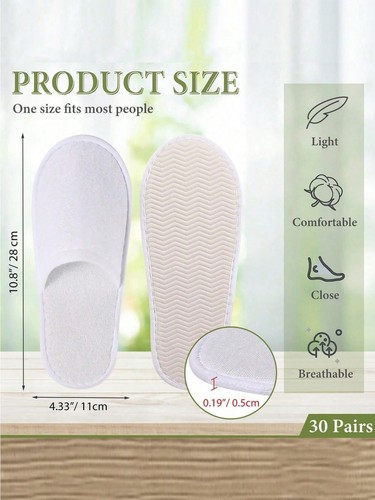 4pcs disposable hotel slippers - 4pcs,