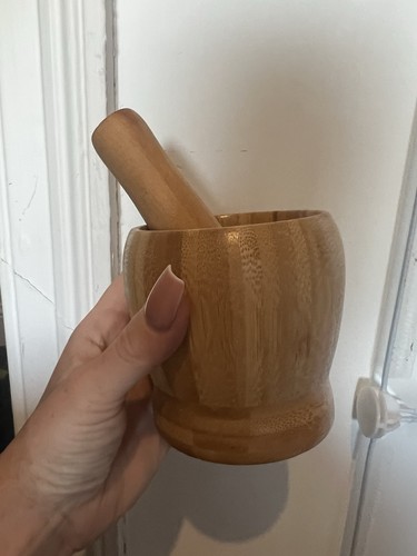New bamboo mortar - bamboo, and
