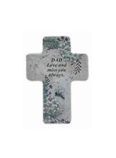 Memorial Cross Grave Garden  Ornament Plaque Dad, Grandad, Son, Husband, Brother
