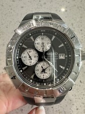 Seiko Coutura 200m Divers Chronograph Mens SNA459 Rubber Band Watch