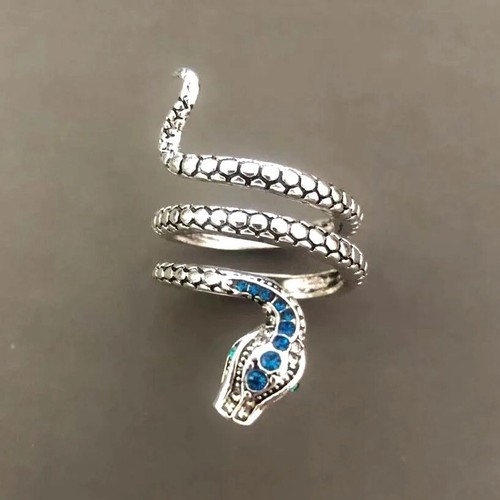 Womens snake ring diamond - snake,