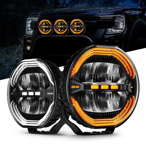 Pair spotlights led driving - 9",