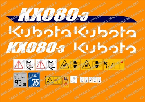 Kubota kx080 mini - kubota, digger