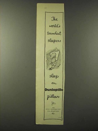 1955 dunlop dunlopillo pillows - 1955,