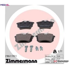 BRAKE PAD SET DISC BRAKE 21861.170.1 FOR MITSUBISHI SPACE/STAR/MPV CARISMA 1.1L