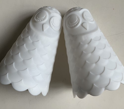 Pair ikea owl lamps night - ikea,