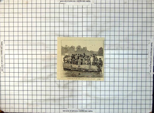 Old print saving - old, sea