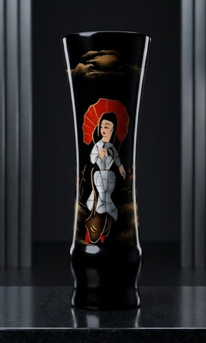 Vintage black lacquer - vintage,