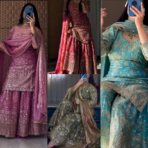 Wedding sharara gharara plazzo - wedding,