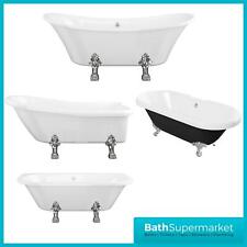 AquaValore Freestanding Traditional Bath Claw Chrome Feet Various Sizes-9 Styles
