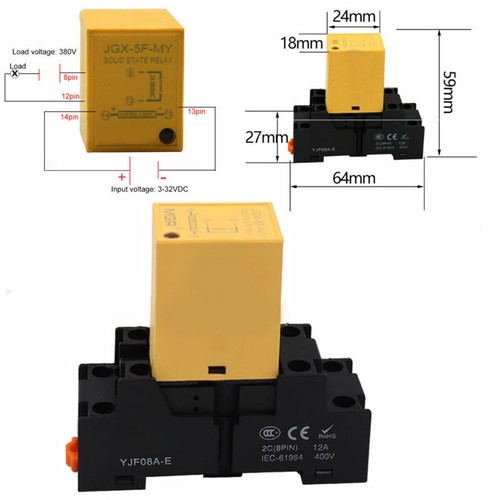 Rail type solid - type, relay