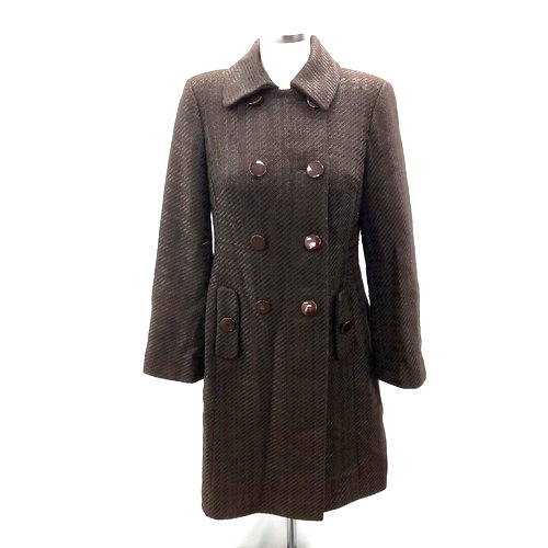 Jaeger check swing - coat, dark