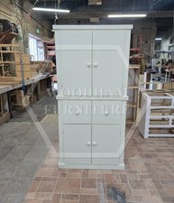 HANDMADE AYLESBURY LARDER CUPBOARD IN IVORY (NOT FLATPACKED)