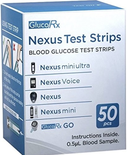 Glucorx nexus strips 50 - glucorx,
