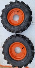 Set 2 New Tyres 4.00 8 & Tube and rims for Howard 300 / 350 / 352 
