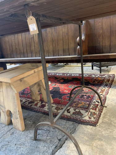 Rustic metal trestle legs - rustic,