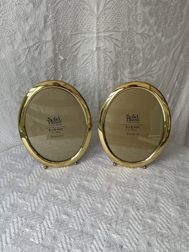 Pair vintage photo frames - pair,