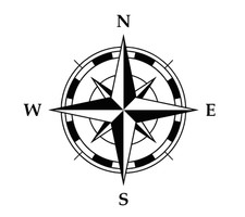 1 X Large Compass Mountain