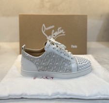 CHRISTIAN LOUBOUTIN MENS LOUIS JUNIOR FLAT SPIKE EU 41.5 / UK  7.5⚪️
