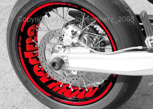 Wheel sticker supermoto - supermoto, honda