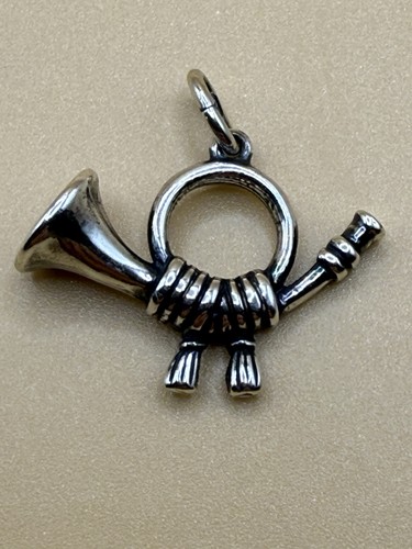 Vintage sterling silver bugle - sterling,