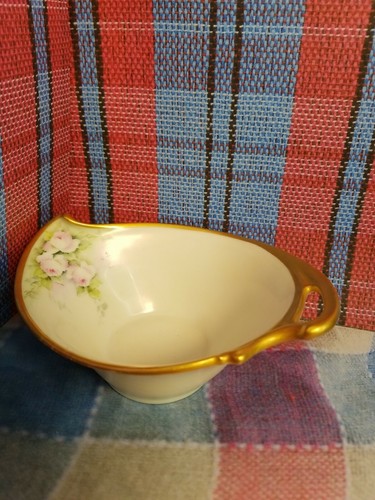 Coiffe limoges gold trim oval - gold,