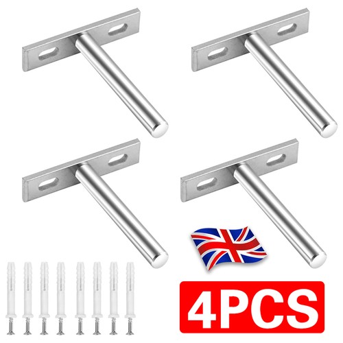 4pcs floating shelf brackets - floating,