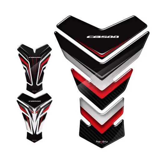 Motorcycle tank pad - 3d,