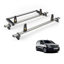 Peugeot Partner Roof Rack for 2018+ Standard 2 Bars + Roller Van Guard