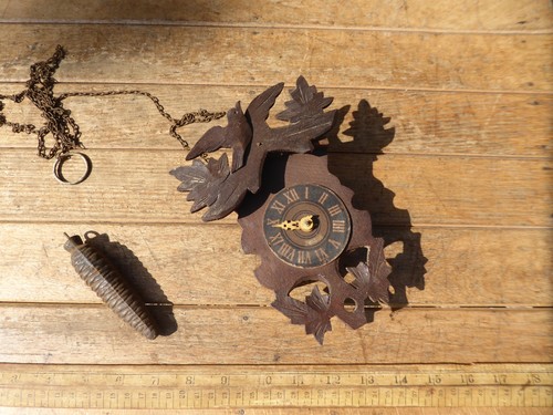 Vintage cuckoo clock - clock,