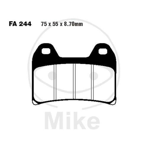 Ebc gpfax244hh brake pads - brake,