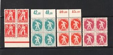 Germany - Bavaria,  4 blocks of four,  MNH.   (4900)