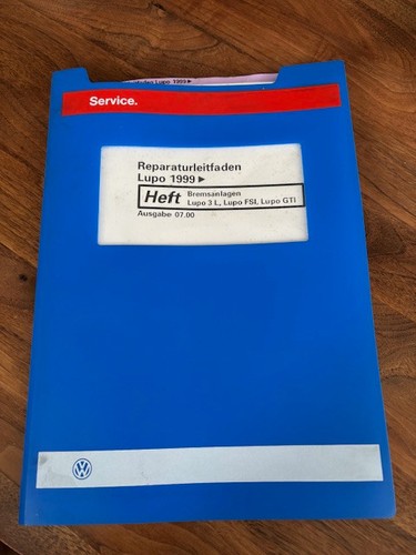 Repair guide lupo - vw, 1999